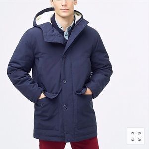 J Crew factory Men’s Hooded Parka.